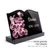 Plaque funéraire magnifiques-orchidees 22 Plaquedeces.fr